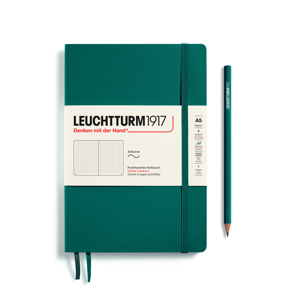 Leuchtturm1917 Notizbuch A5 dotted Pacific Green Leuchtturm1917 Notizbuch A5 dotted Pacific Green