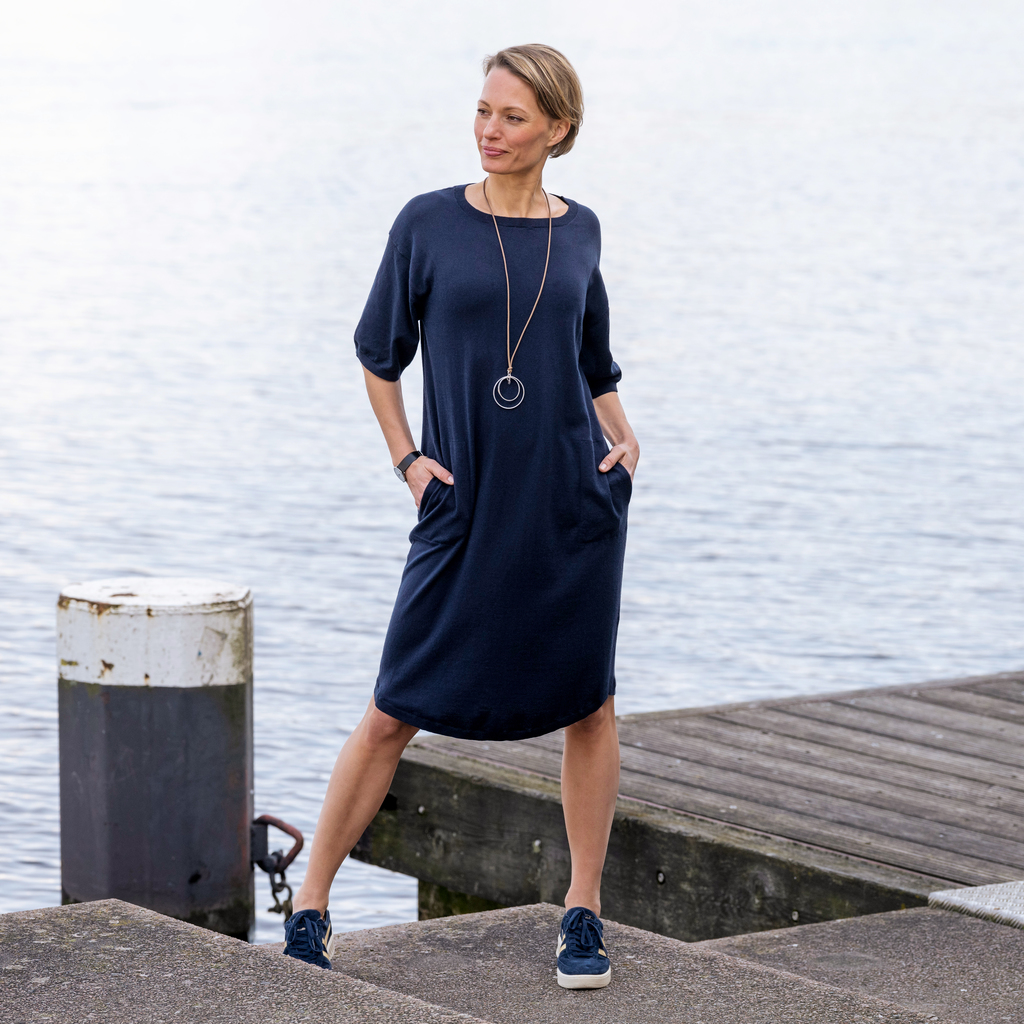 Sunday in Bed X Torquato Strickkleid Dina Midnight S Sunday in Bed X Torquato Strickkleid Dina Midnight S