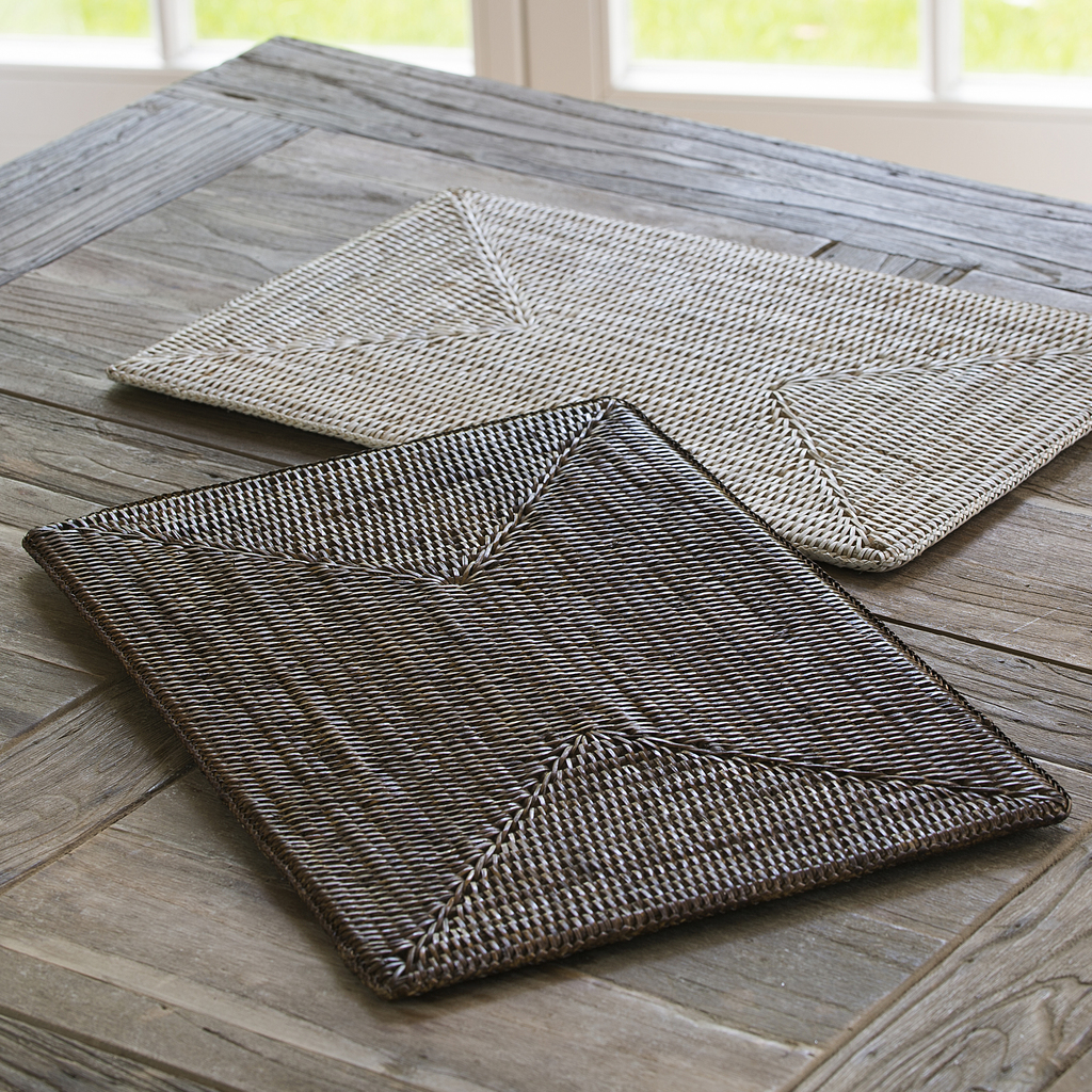 Eckige Tischsets Rattan Eckige Tischsets Rattan