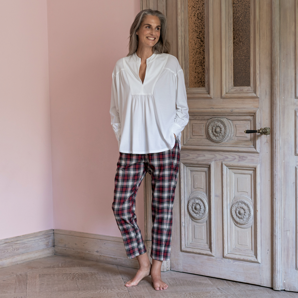Sunday in Bed X Torquato Shirt Hailey Weiß M - 2