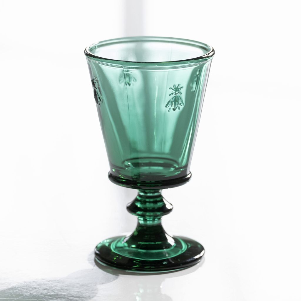 La Rochère Weingläser mit Biene Smaragdgrün 6er-Set La Rochère Weingläser mit Biene Smaragdgrün 6er-Set