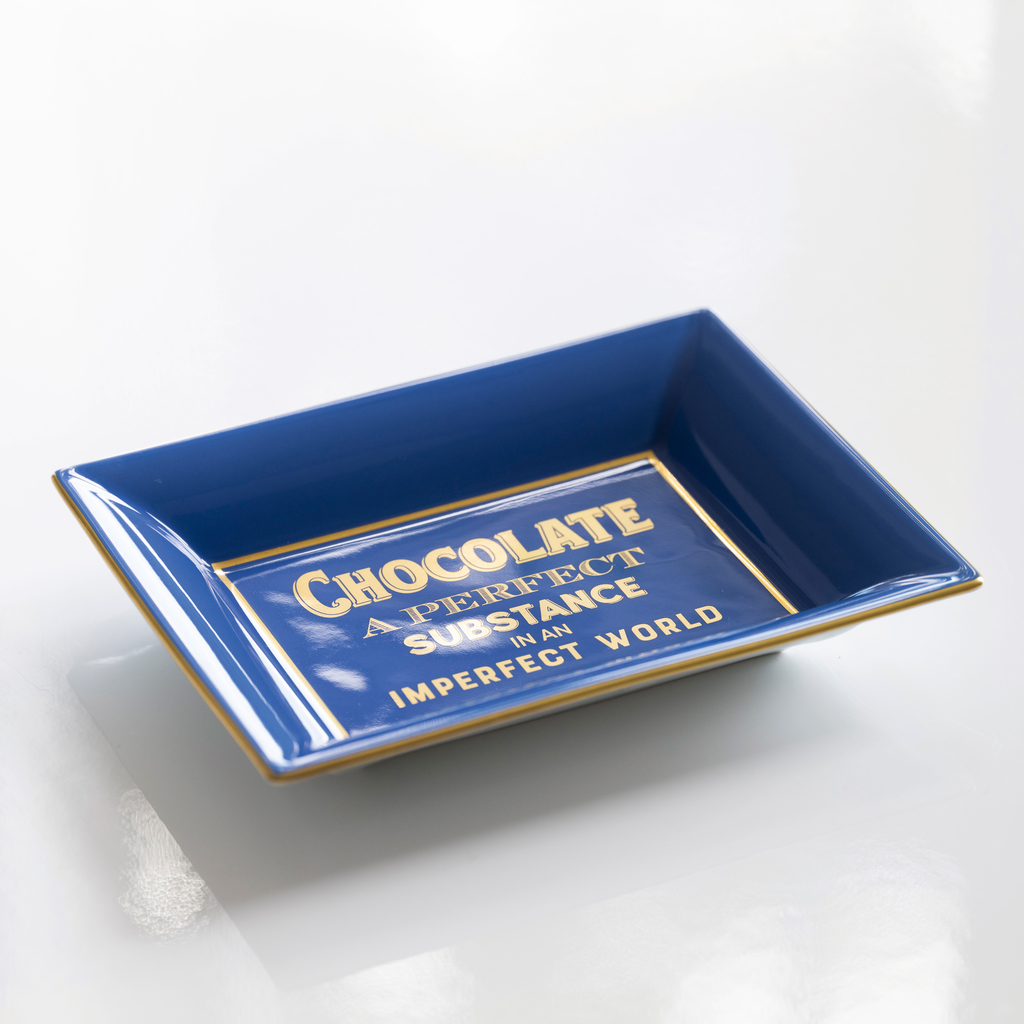 Porcelaine de Limoges Vide-Poche "Chocolate" Porcelaine de Limoges Vide-Poche "Chocolate"