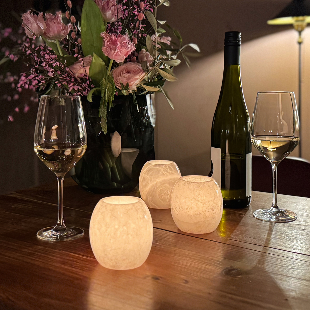 Windlicht Alabaster - 4 Windlicht Alabaster - 4