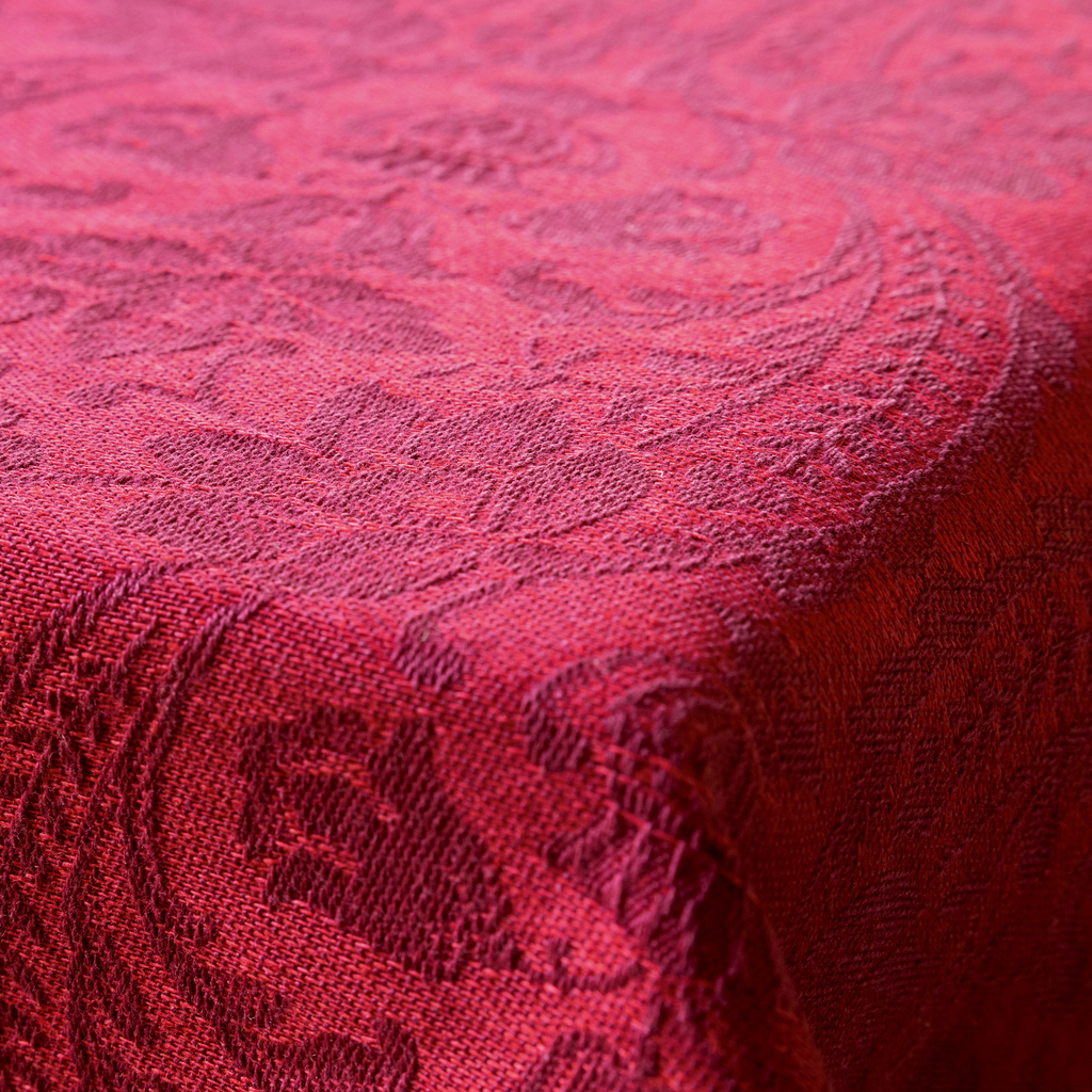 Donna di Coppe Tischdecke 140 x 140 cm Rosso
