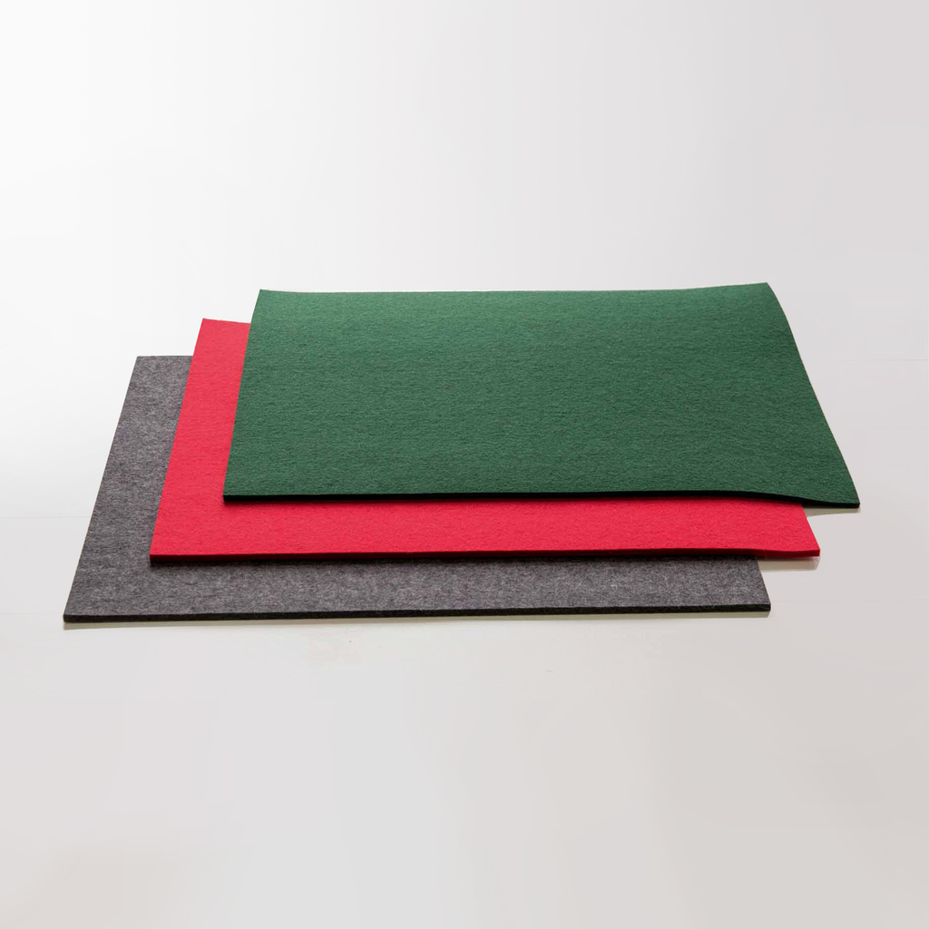 Tischset Wollfilz 35 x 45 cm Grau