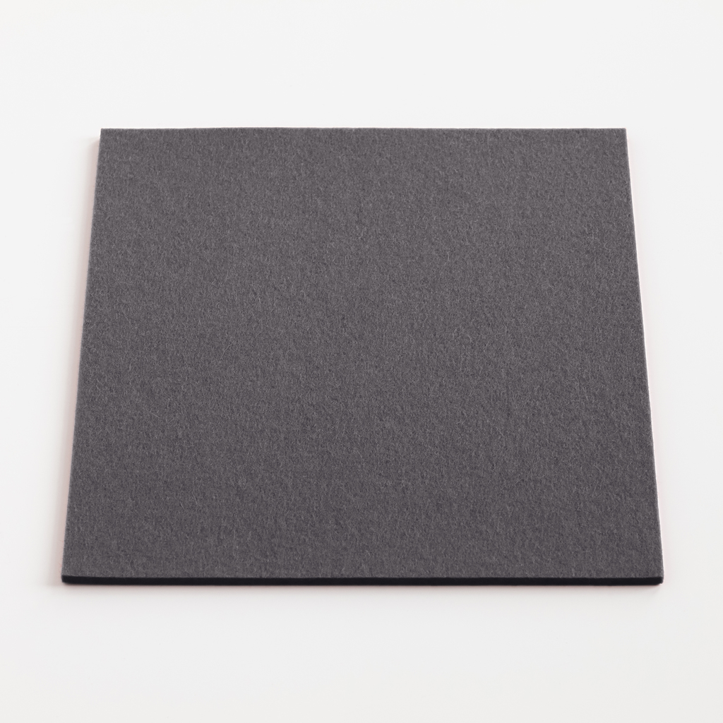 Filzuntersetzer 25x25 cm grau