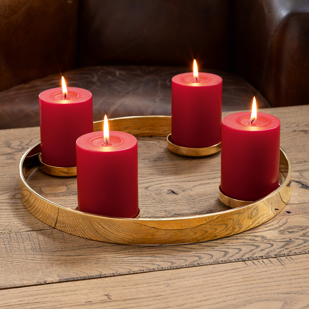 Messing Adventskranz Circus - 5 Messing Adventskranz Circus - 5