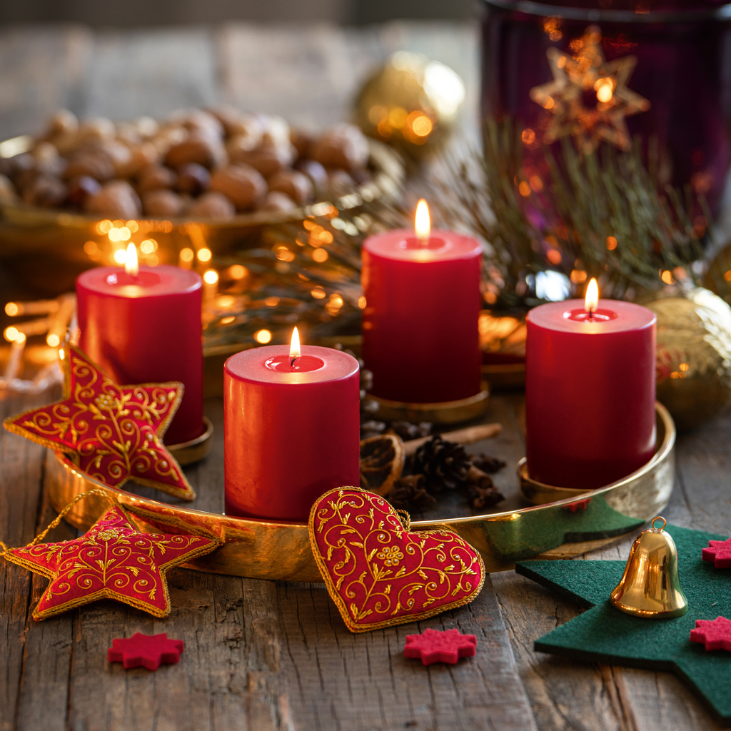 Messing Adventskranz Circus - 4 Messing Adventskranz Circus - 4