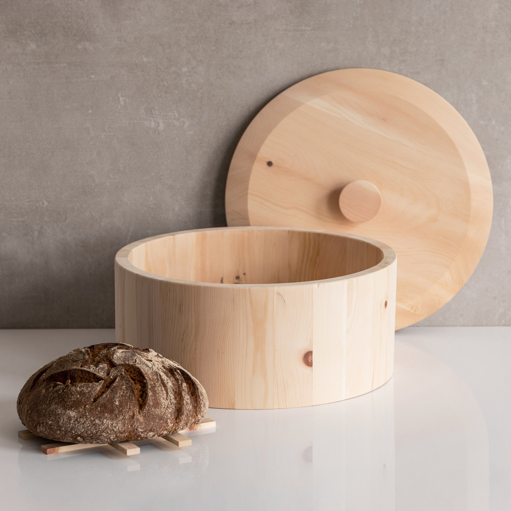 Brottopf aus Zirbenholz - 2 Brottopf aus Zirbenholz - 2