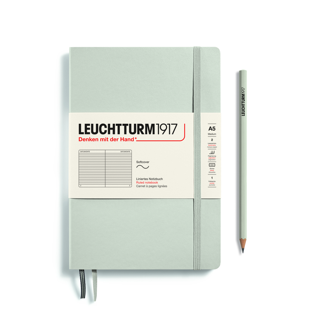 Leuchtturm1917 Notizbuch A5 liniert Light Grey Leuchtturm1917 Notizbuch A5 liniert Light Grey