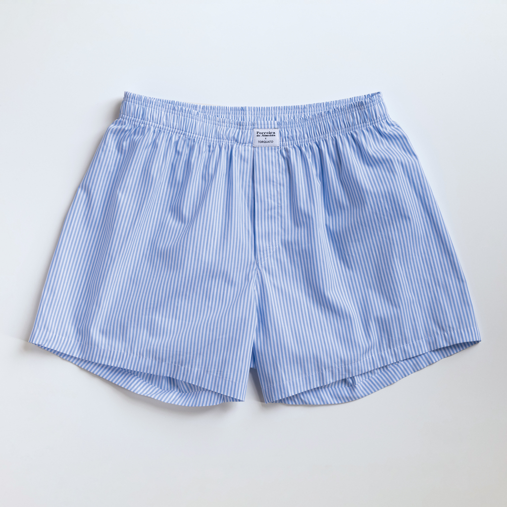Ferreira de Almeida X Torquato Boxershorts Blau gestreift M Ferreira de Almeida X Torquato Boxershorts Blau gestreift M