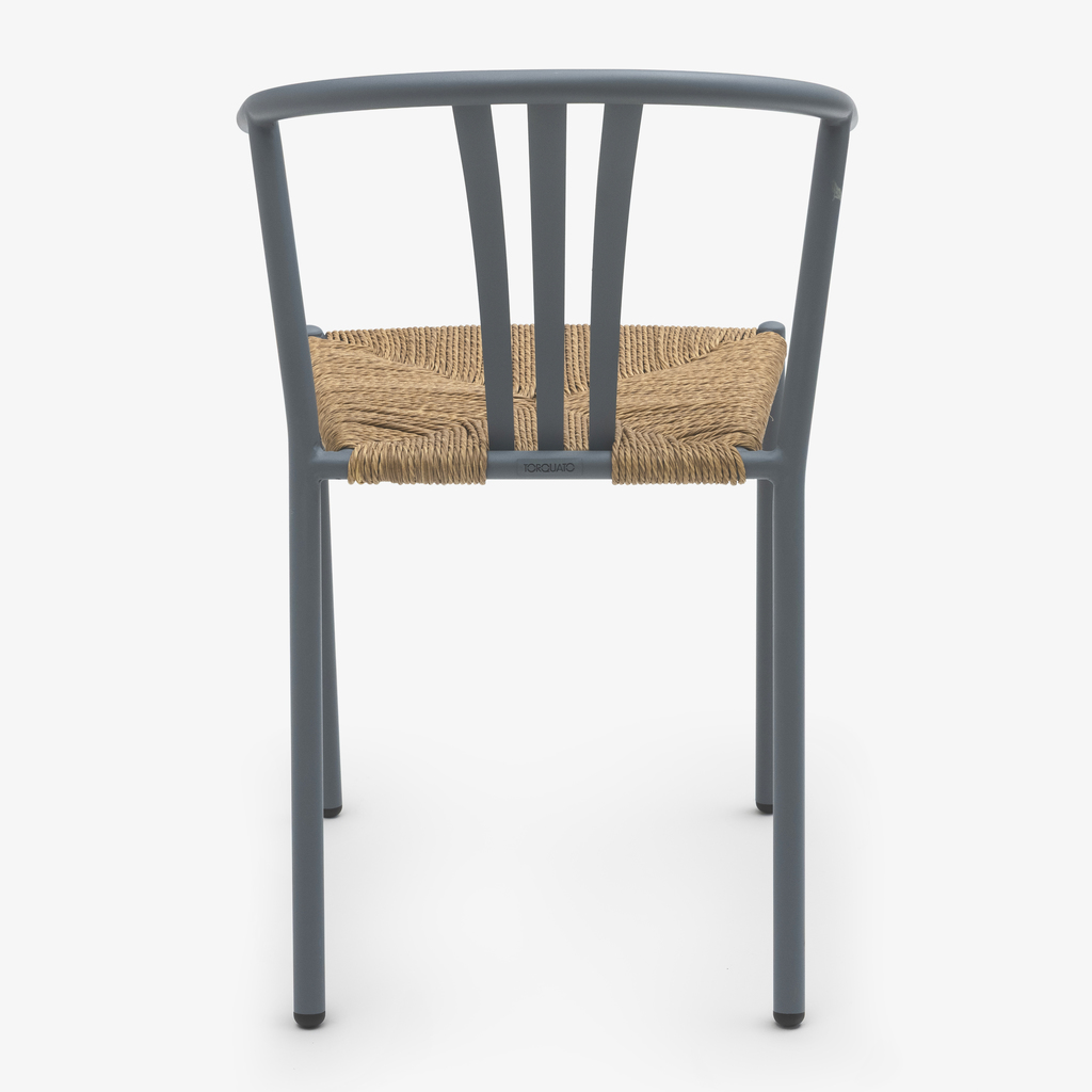 China Chair für die Terrasse Gewittergrau