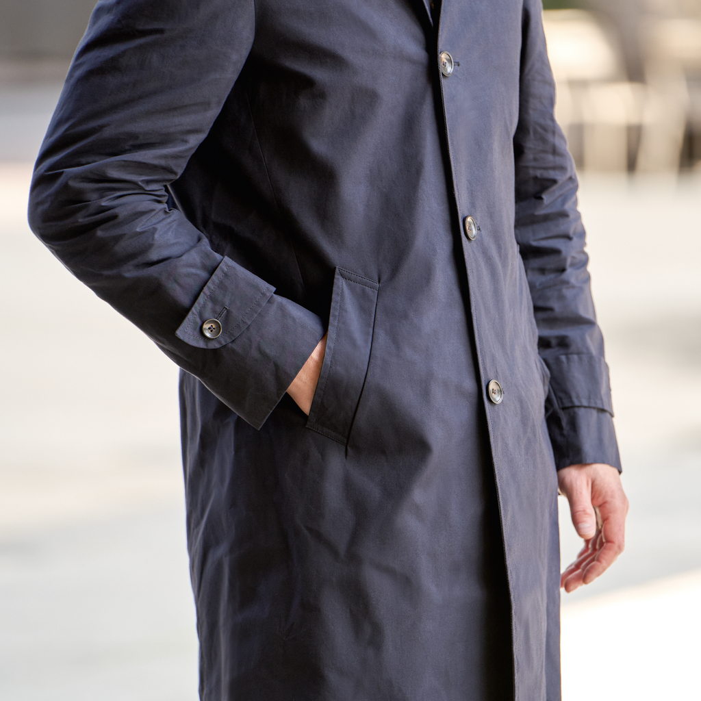 Risby & Leckonfield Kurzmantel Bembridge Navy Gr. 54 - 3 Risby & Leckonfield Kurzmantel Bembridge Navy Gr. 54 - 3