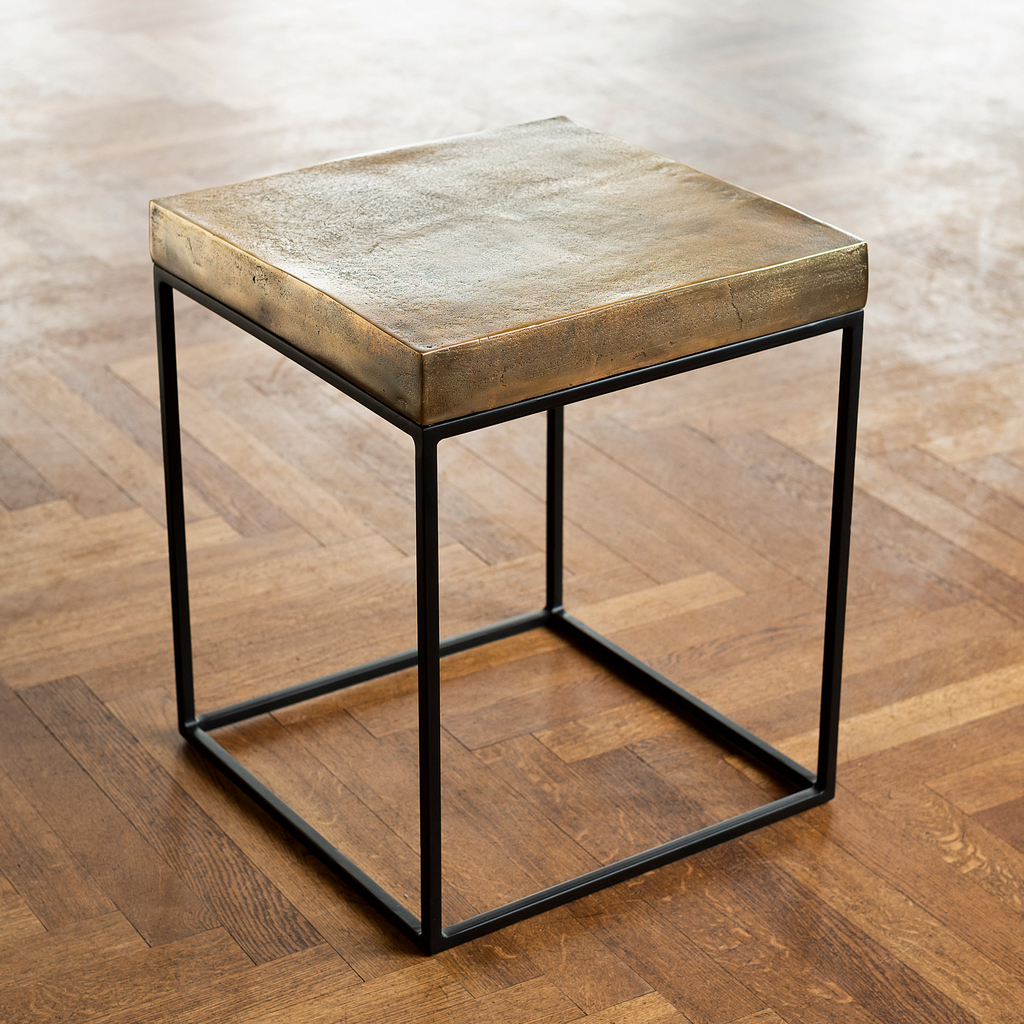 Beistelltisch Madras Bronzegold - 2 Beistelltisch Madras Bronzegold - 2