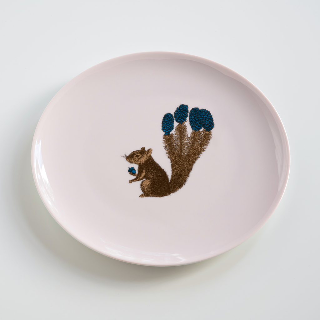 Somerset Großer Teller Eichhörnchen