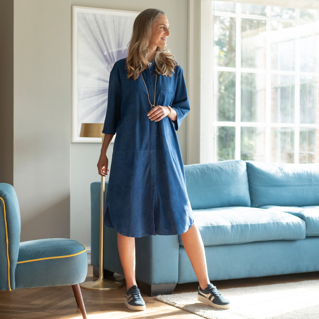 Depeche Wildlederkleid Depeche Wildlederkleid