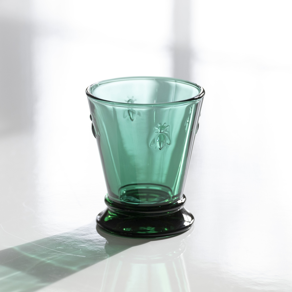 La Rochère Trinkgläser mit Biene Smaragdgrün 6er-Set La Rochère Trinkgläser mit Biene Smaragdgrün 6er-Set