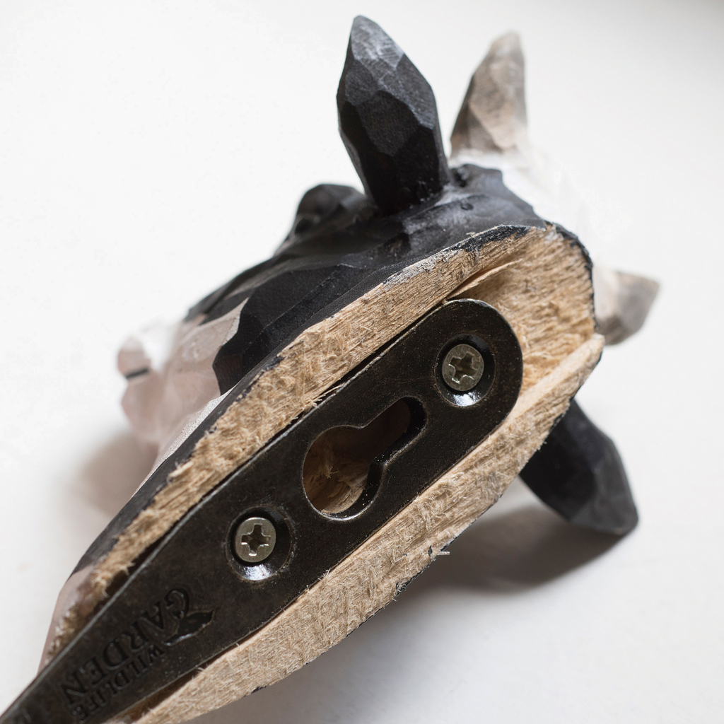 Handgeschnitzter Kleiderhaken Kuh - 5 Handgeschnitzter Kleiderhaken Kuh - 5