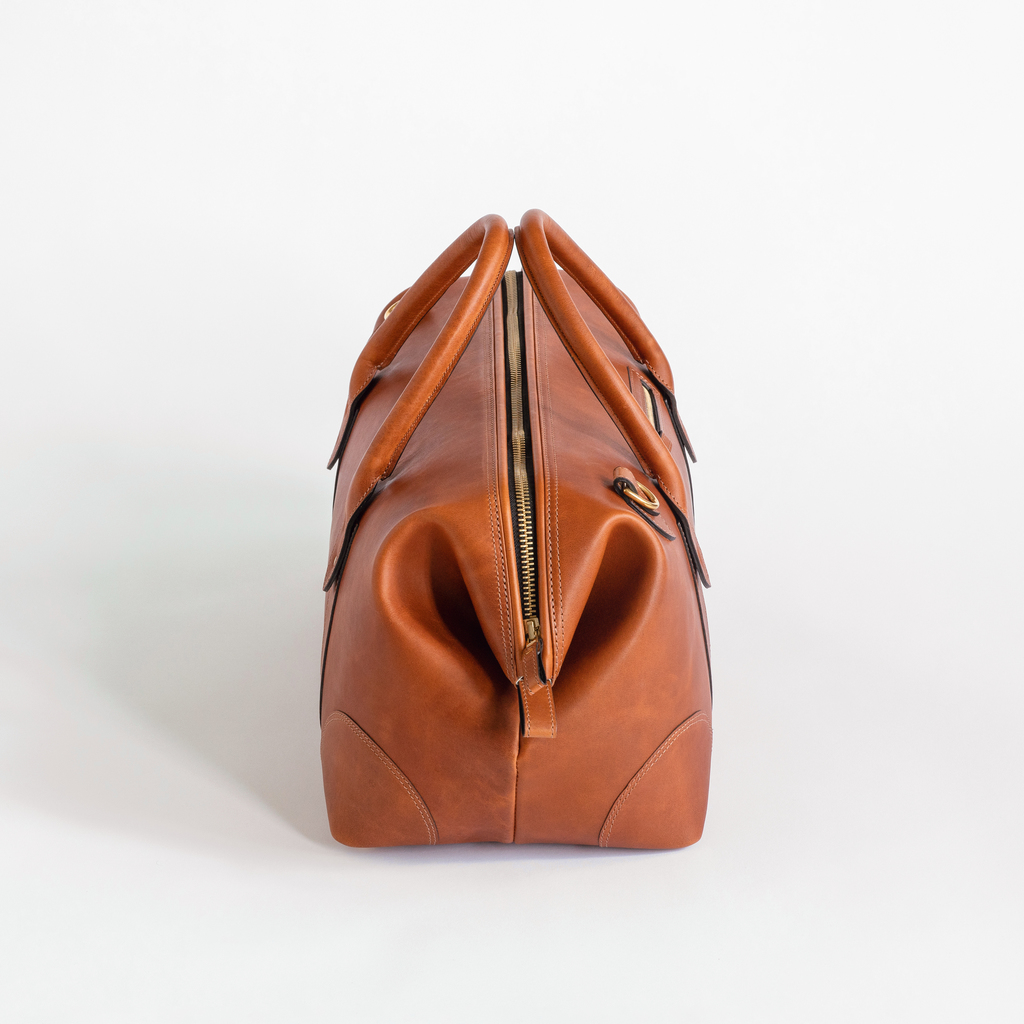 Hammann X Torquato Weekender Boardsize Stierleder Cognac - 2