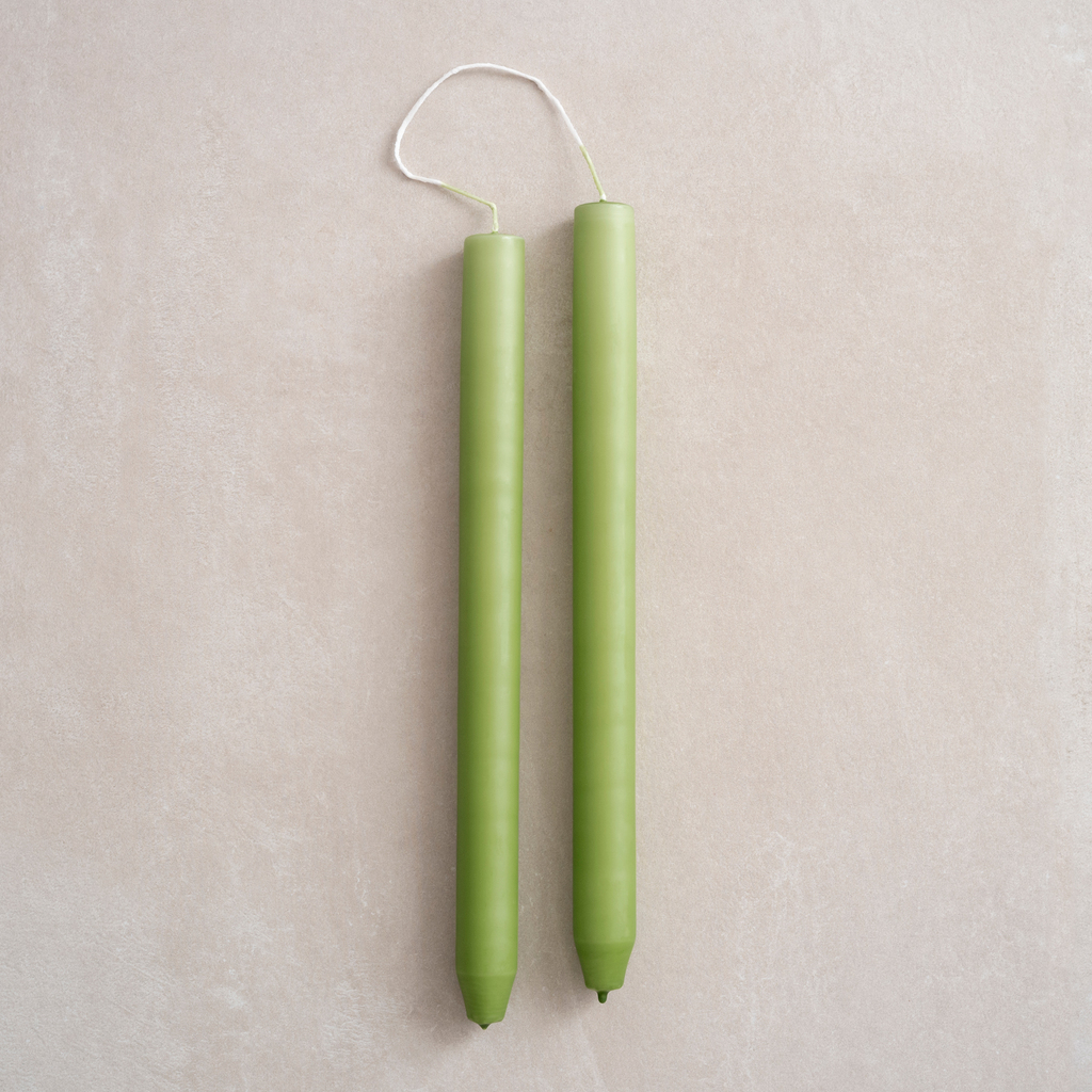 Ester & Erik zylindrische Kerzen Apple Green 4er-Set Ester & Erik zylindrische Kerzen Apple Green 4er-Set