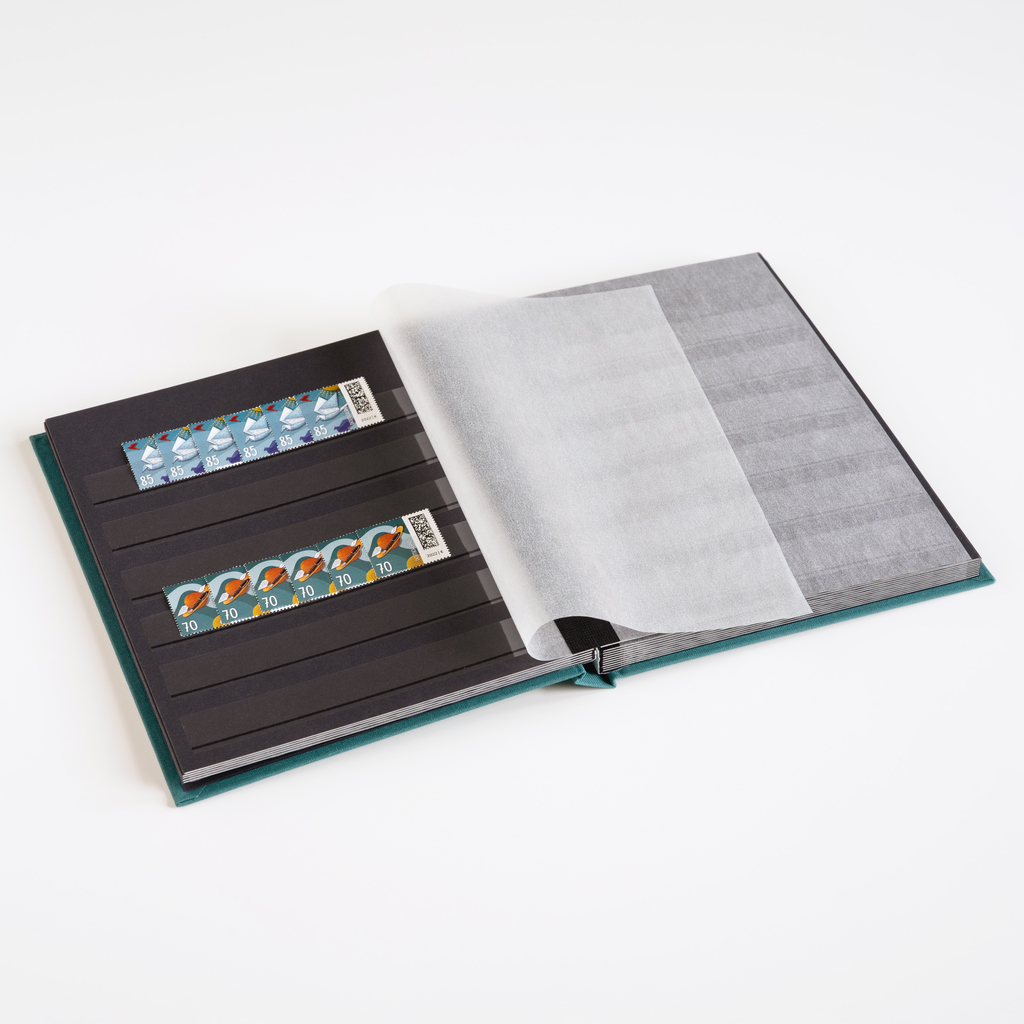 Einsteckalbum für Briefporto Türkis A5 - 3
