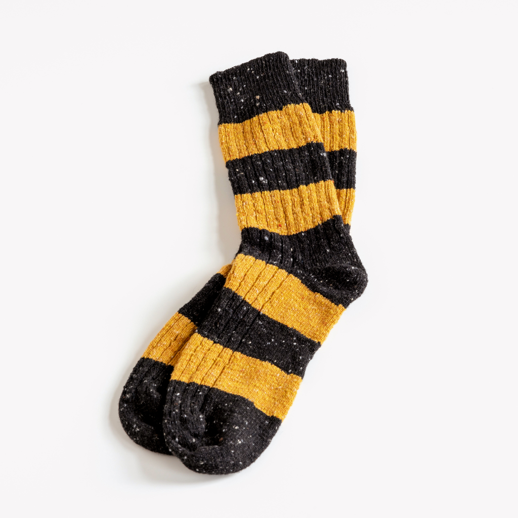 Corgi Donegal-Tweedsocken Graphite/Ochre S (39,5-41) Corgi Donegal-Tweedsocken Graphite/Ochre S (39,5-41)