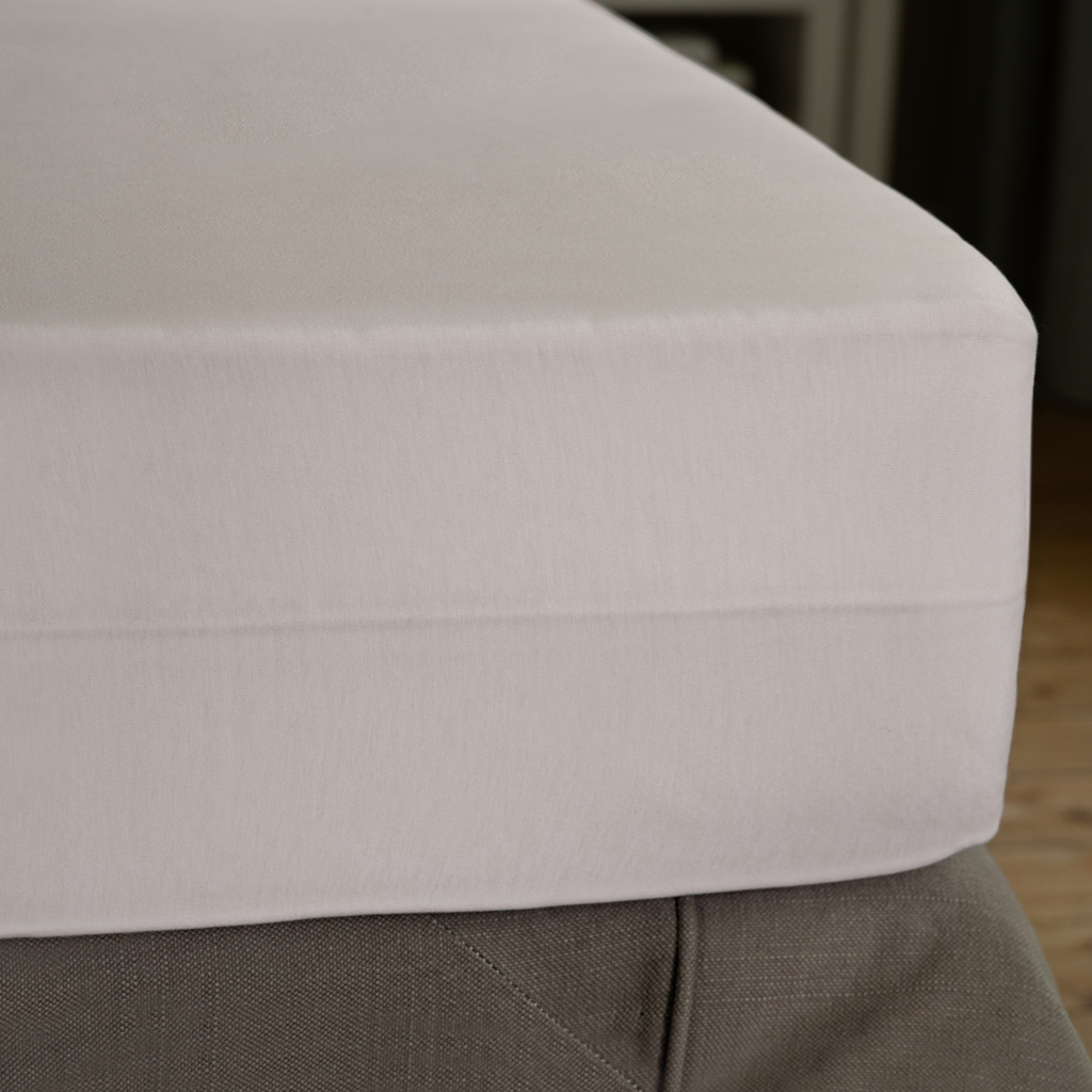 Spannbettlaken Jersey Weiß 90 x 200 cm Spannbettlaken Jersey Weiß 90 x 200 cm