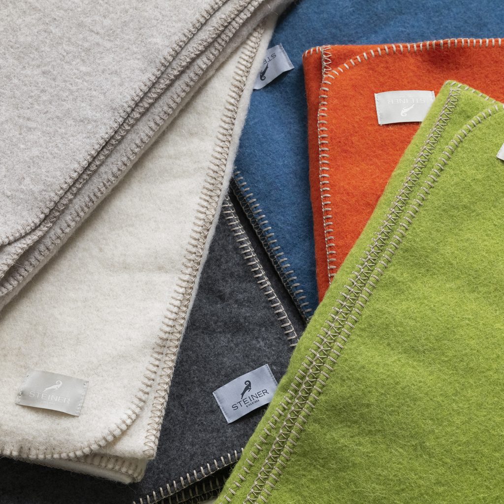 Steiner Wolldecke Graphit - 4 Steiner Wolldecke Graphit - 4