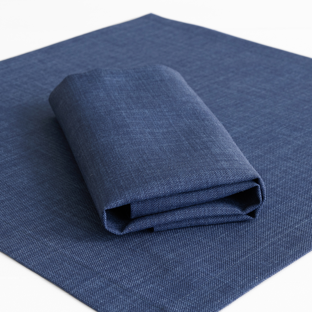 Serviette mit Fleckschutz Navy Blue