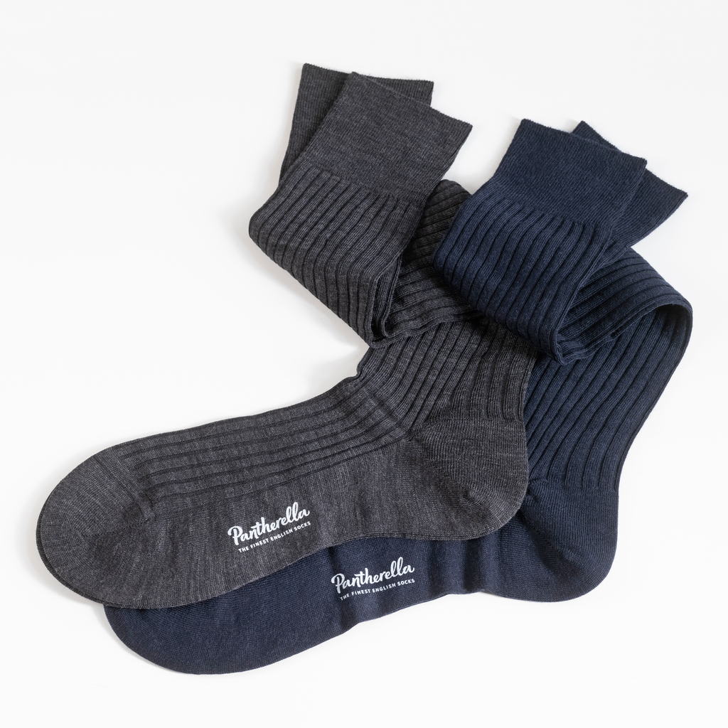 Pantherella Socken Laburnum Navy Gr. L - 2