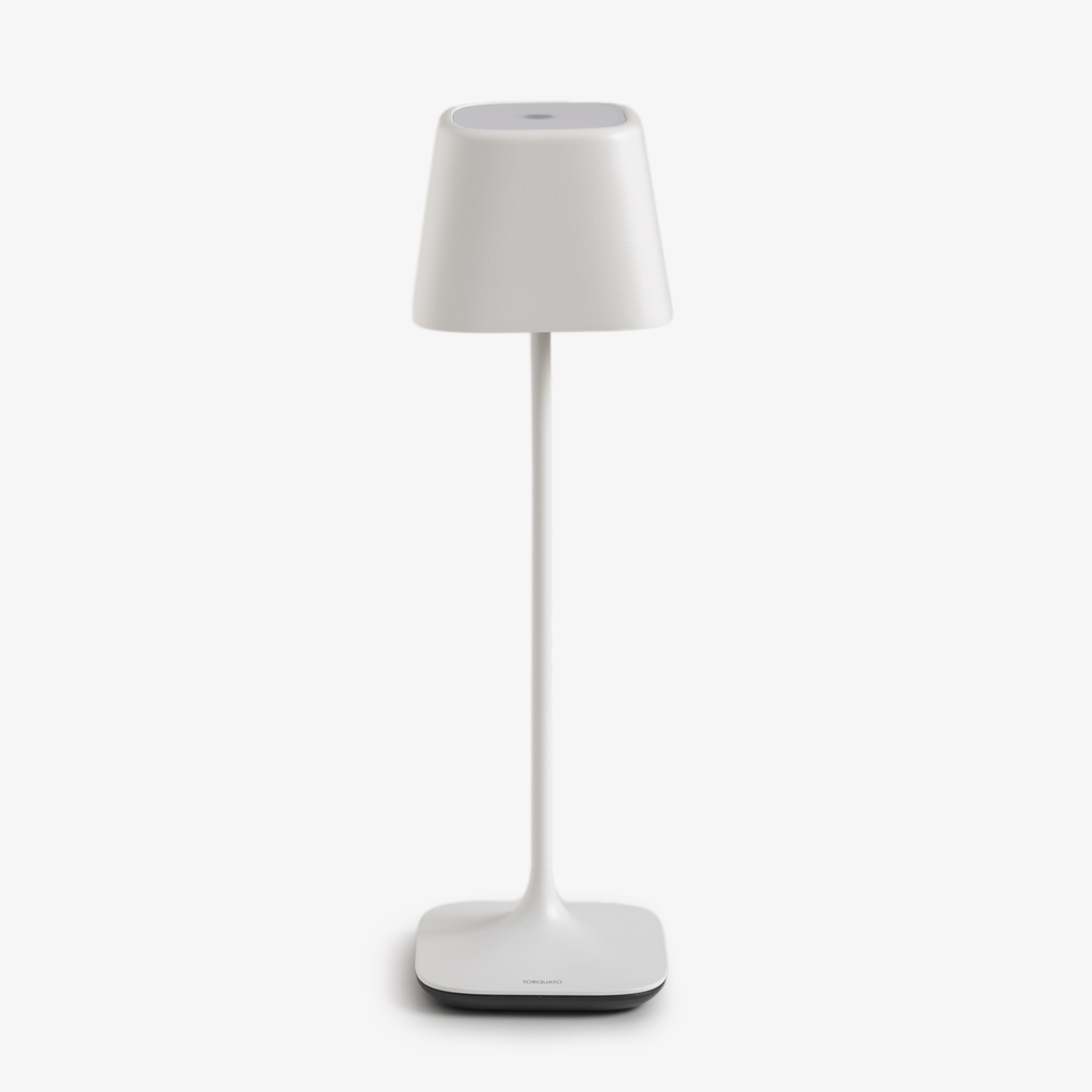 Tischlampe Quadrone Weiß 36 cm