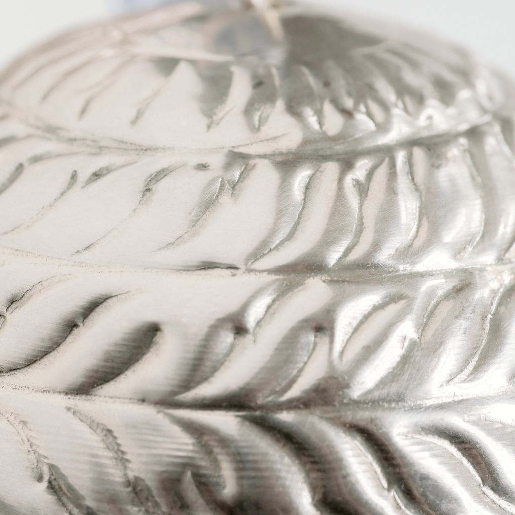 Baumkugeln Mauresque Messing versilbert 3er-Set - 3 Baumkugeln Mauresque Messing versilbert 3er-Set - 3