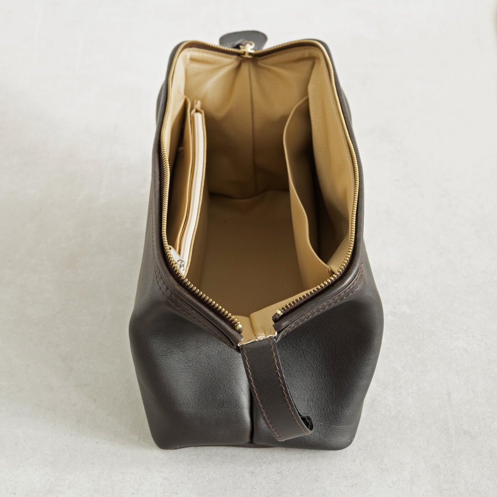 Hammann Riesen-Kulturtasche aus Stierleder Cognac - 4 Hammann Riesen-Kulturtasche aus Stierleder Cognac - 4