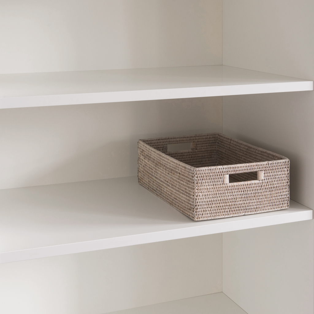 Rechteckiger Rattan Korb - 3