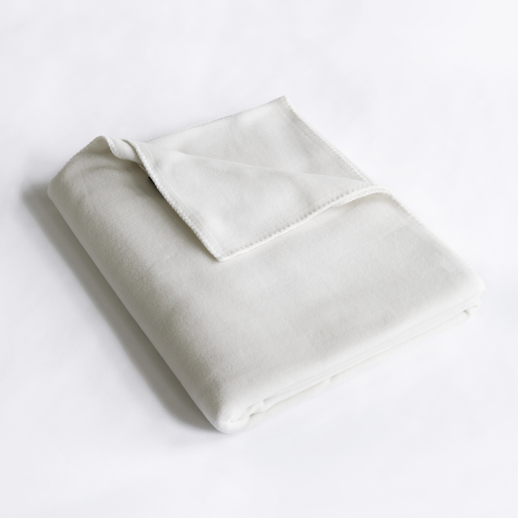 Fleecedecke Wollweiß Fleecedecke Wollweiß