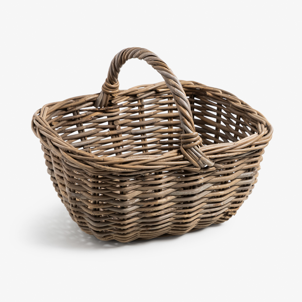 Einkaufskorb aus Rattan