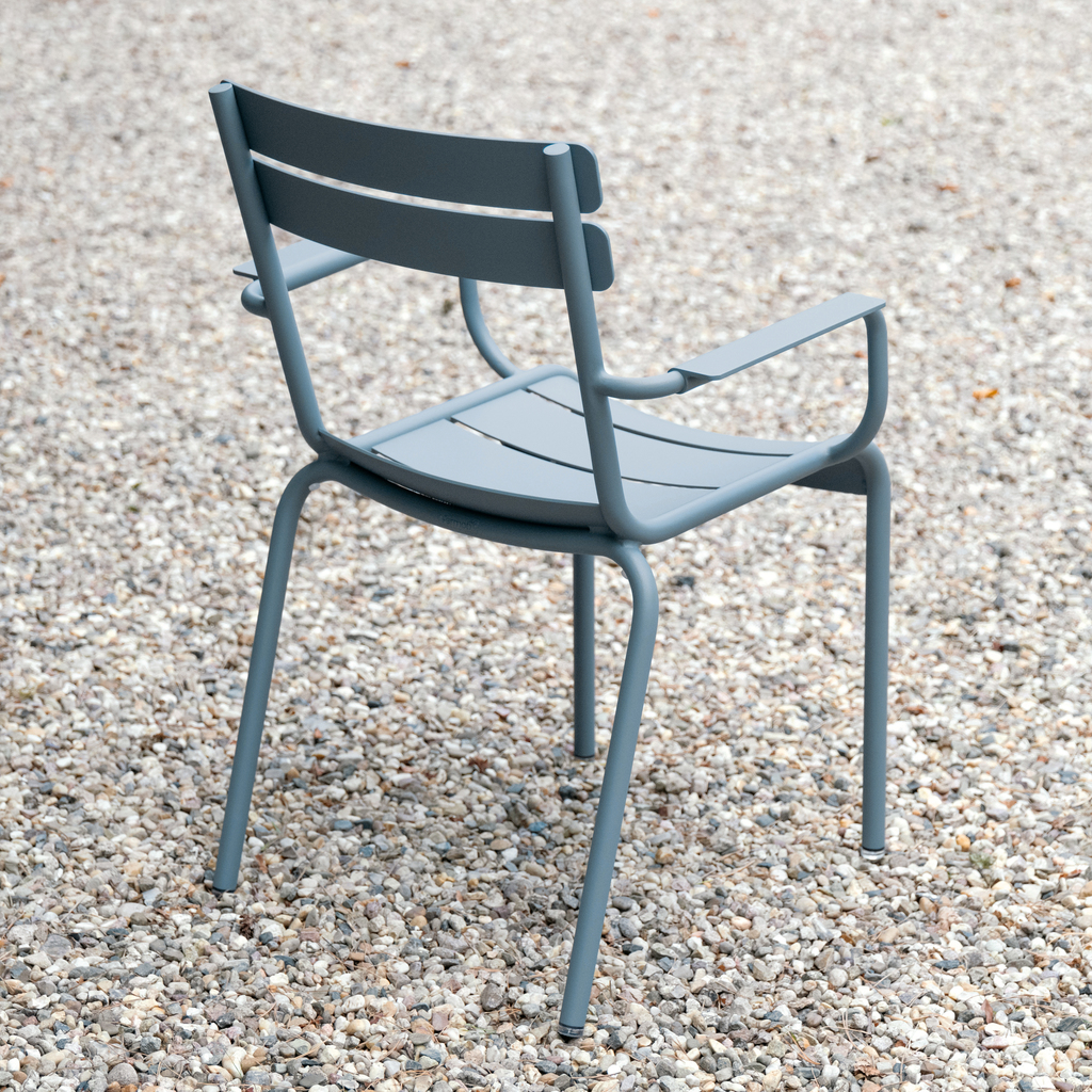 Fermob Armlehnstuhl Luxembourg Gewittergrau - 2