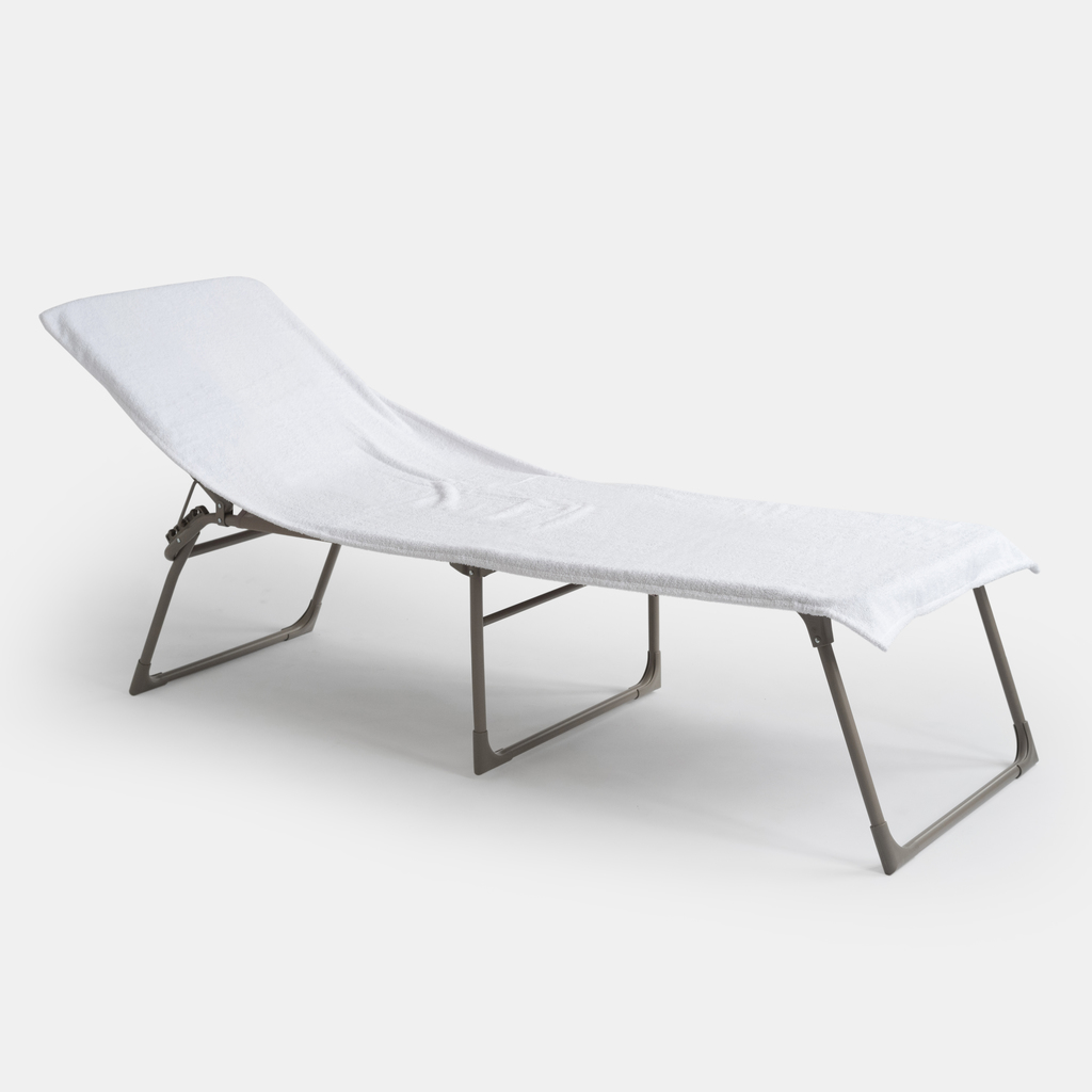 FIAM Frottee-Auflage 190 x 70cm Weiß - 2