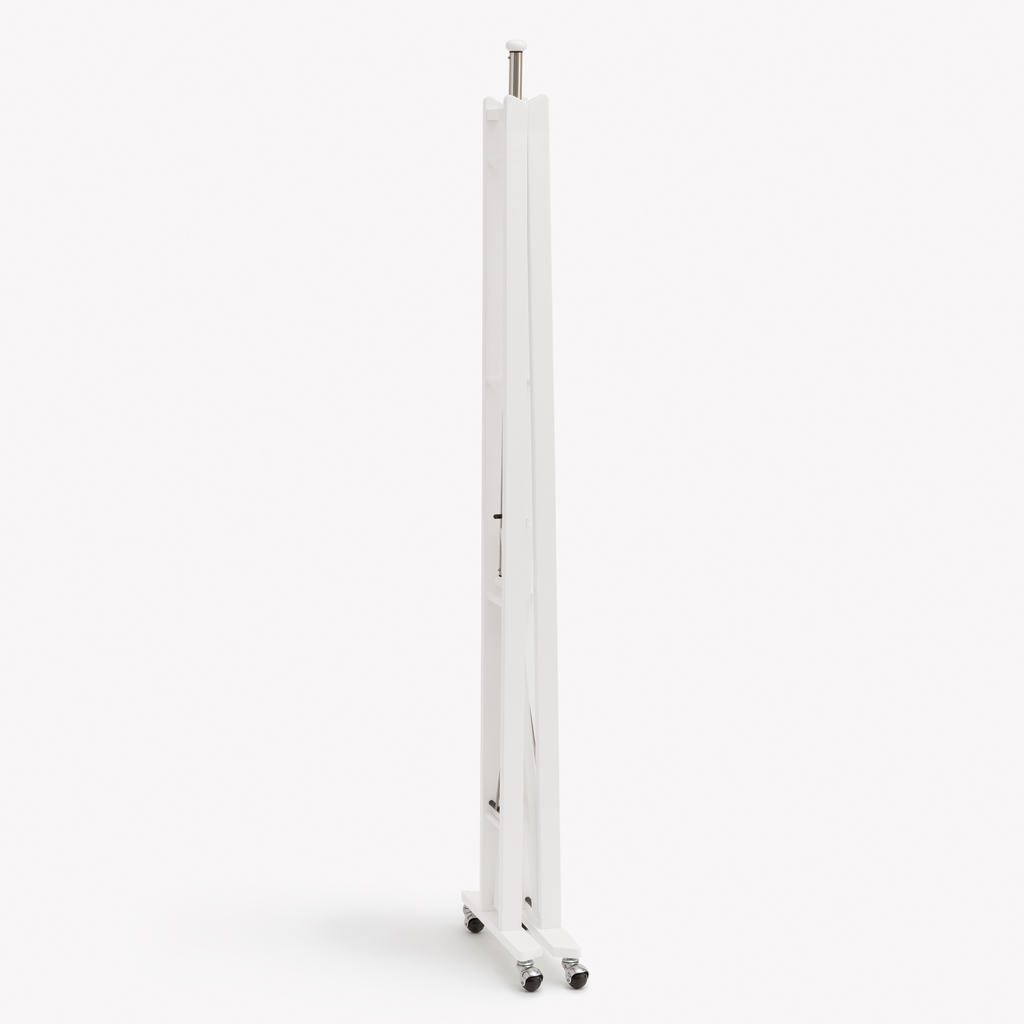 Mobiler Garderobenständer Västergard weiß - 2