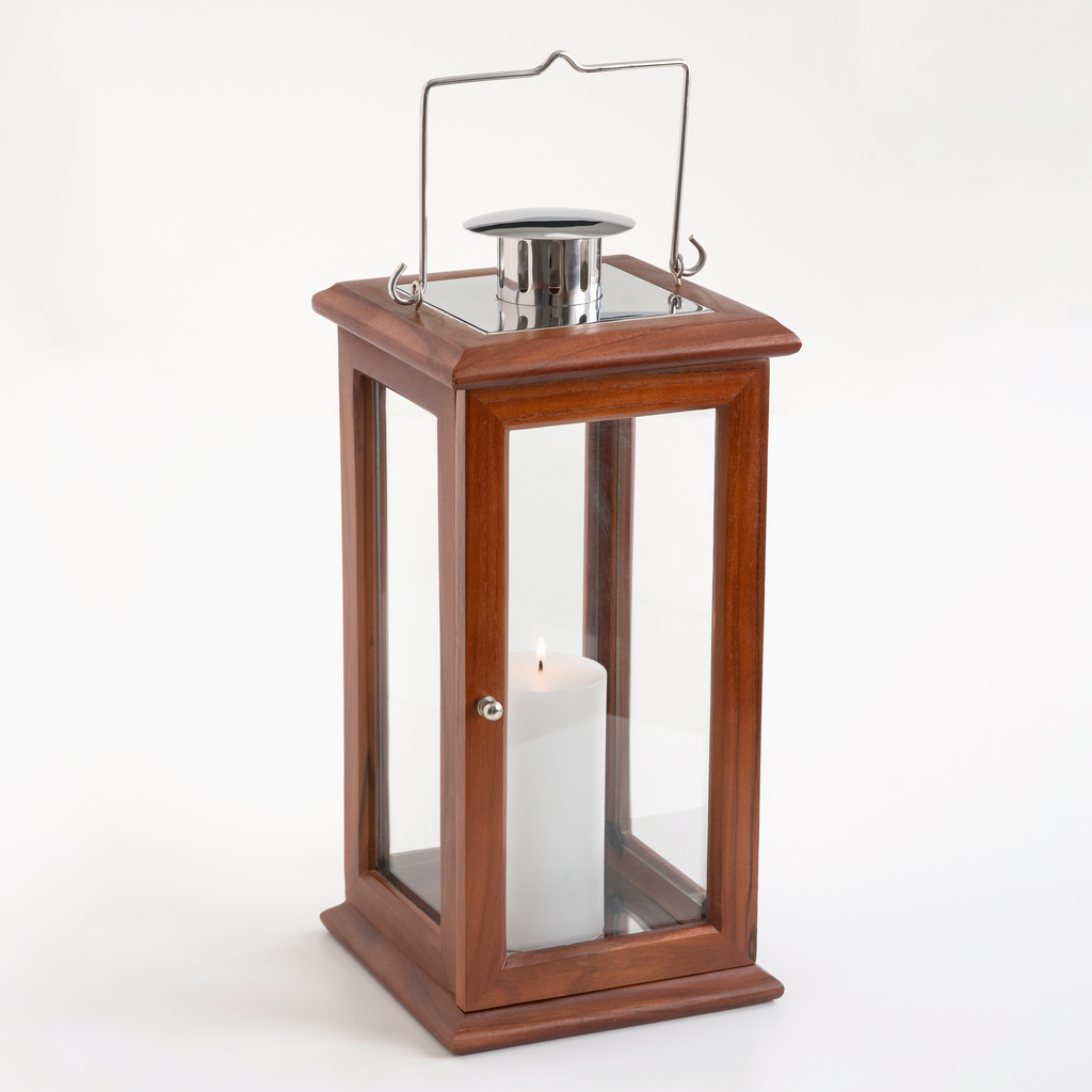 Teaklaterne Rangun 41 cm - 2