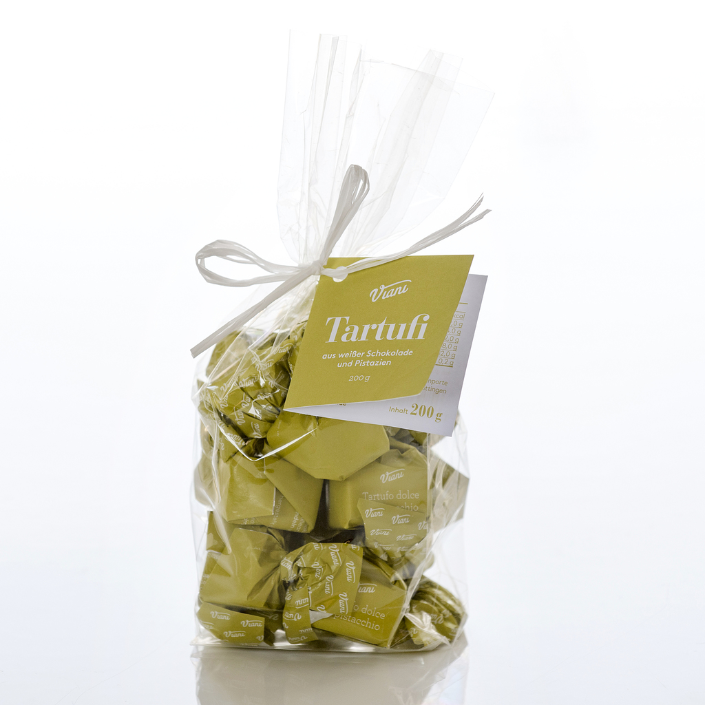 Tartufi bianchi al pistachio