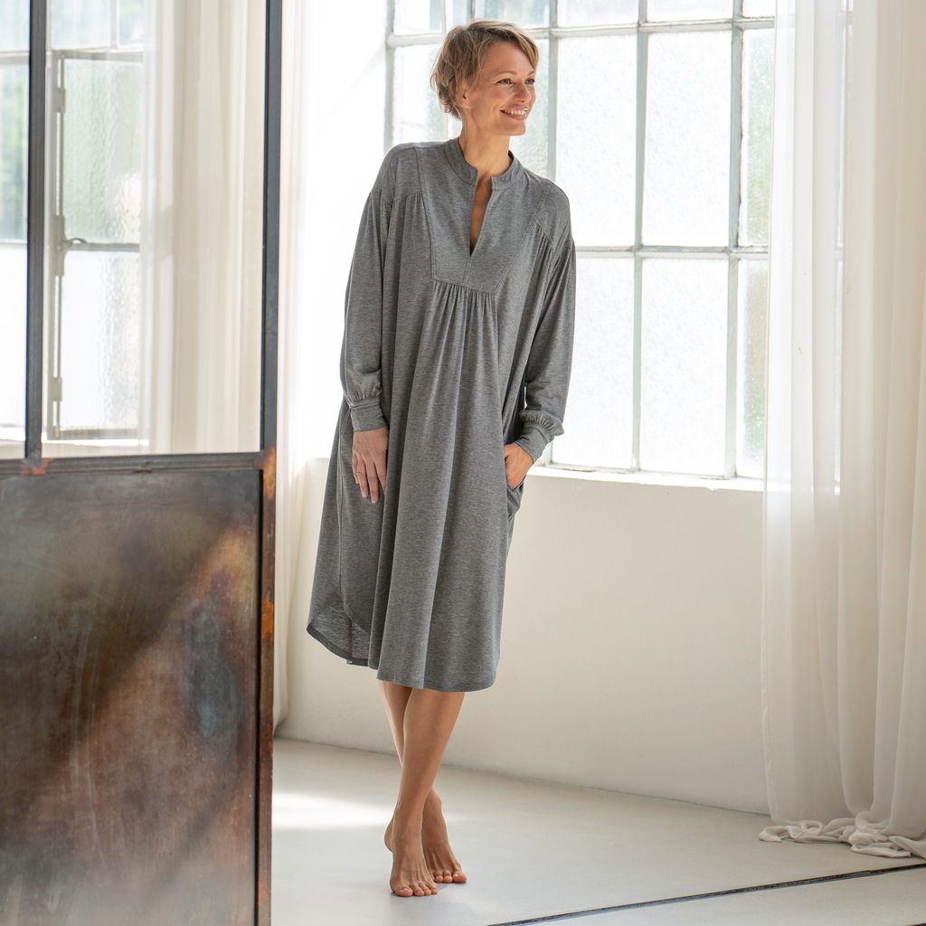 Sunday in Bed X Torquato Nachthemd Hailey Grau meliert L - 2 Sunday in Bed X Torquato Nachthemd Hailey Grau meliert L - 2