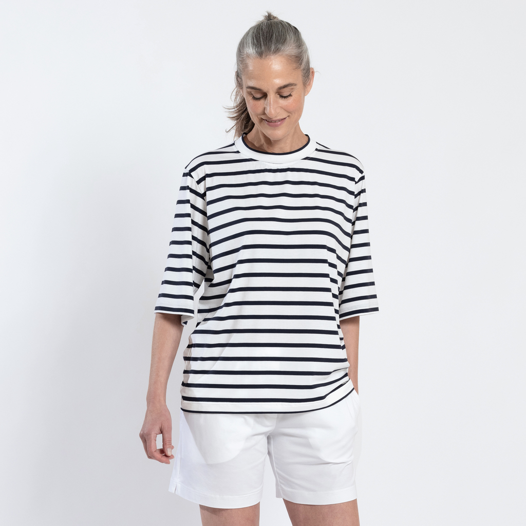 Sunday in Bed X Torquato Shirt Ilona Weiß/Midnight S Sunday in Bed X Torquato Shirt Ilona Weiß/Midnight S