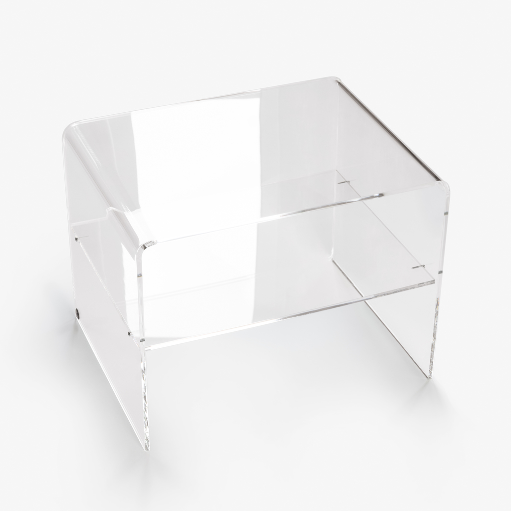 Acryl-Beistelltisch Klar 38 cm - 3 Acryl-Beistelltisch Klar 38 cm - 3