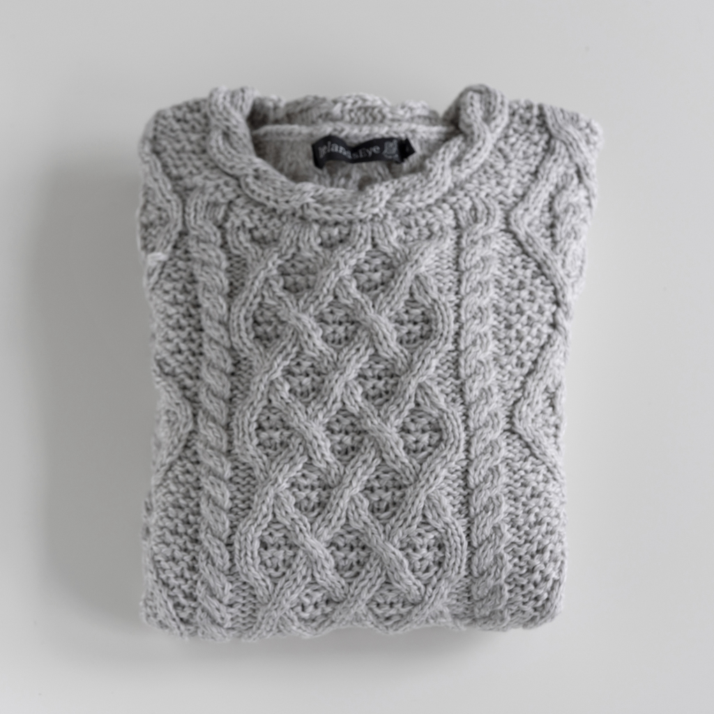 Aran-Pullover für Damen Gr. L - 4