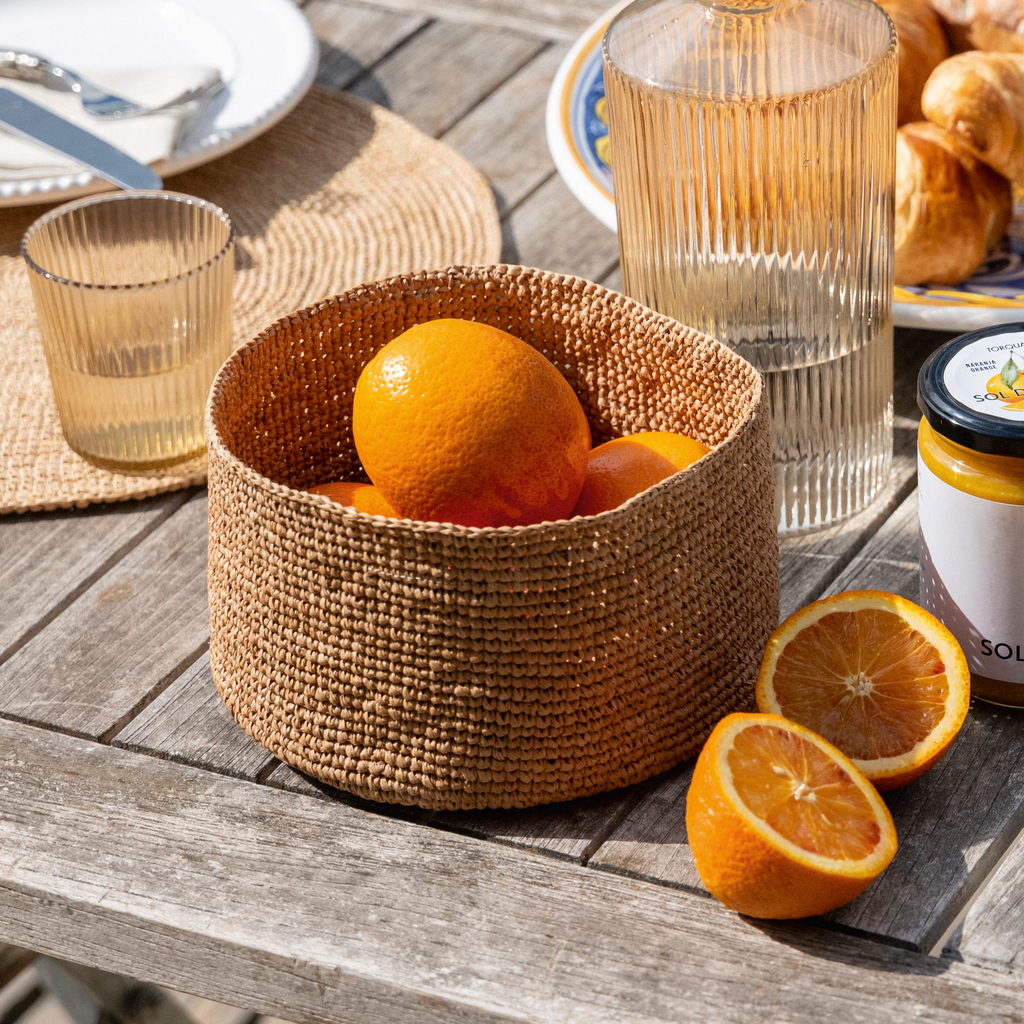 Raphia-Körbchen - 3 Raphia-Körbchen - 3