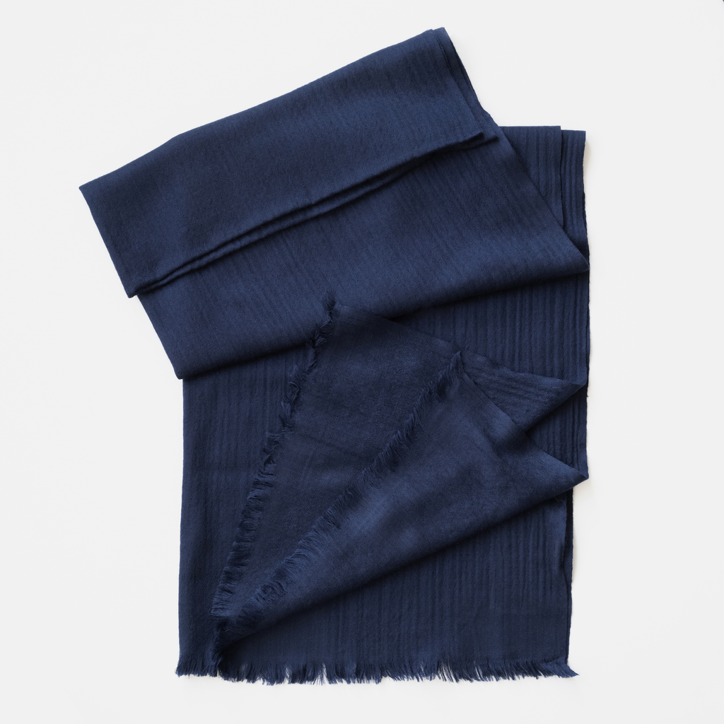 Kashmir Loom Wollschal Light Midnight Kashmir Loom Wollschal Light Midnight