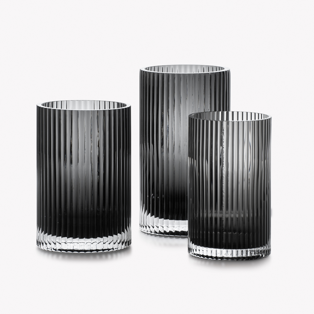 Vase Cannella 21 cm Grau