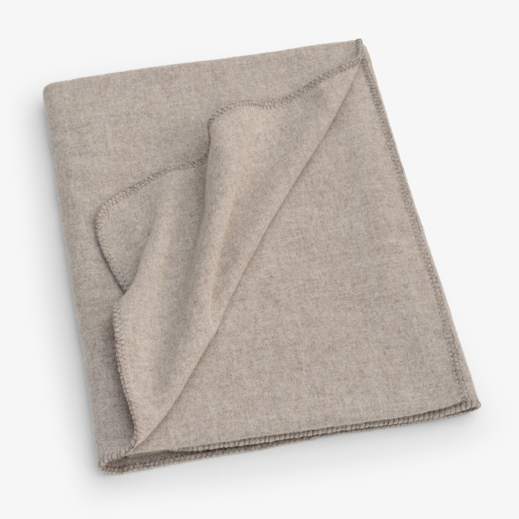 Steiner Wolldecke Sand