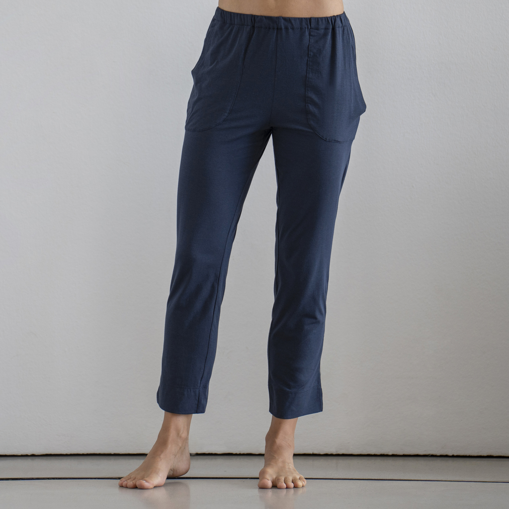 Sunday in Bed X Torquato Pyjamahose Pure Blau L - 2